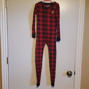 Lazy One One Piece Pajamas Buffalo Plaid - 8